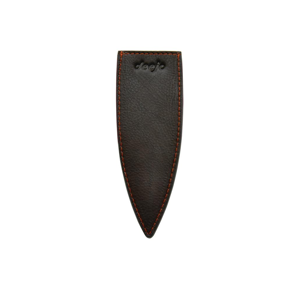 Load image into Gallery viewer, DEEJO Leather Sheath for 27g Knife - Mocca Black