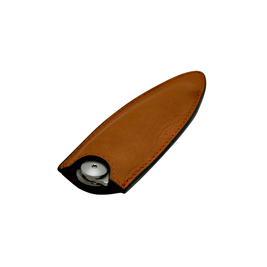 DEEJO KNIFE | Leather Sheath for 37g - Natural Tan Profile