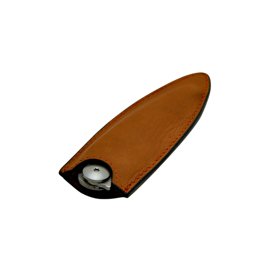 DEEJO KNIFE | Leather Sheath for 37g - Natural Tan Profile
