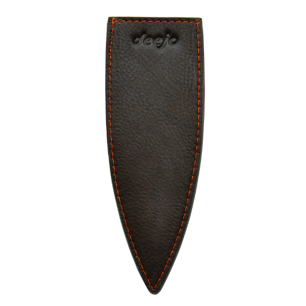 DEEJO KNIFE | Leather Sheath for 37g - Mocca Black 