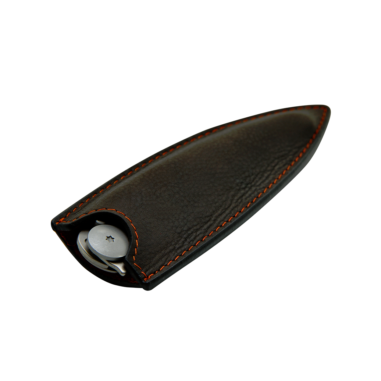 Load image into Gallery viewer, DEEJO Leather Sheath for 37g Knife - Mocca Black