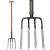 DEWIT Garden Fork 4 Prong - 900mm Ash T-Handle