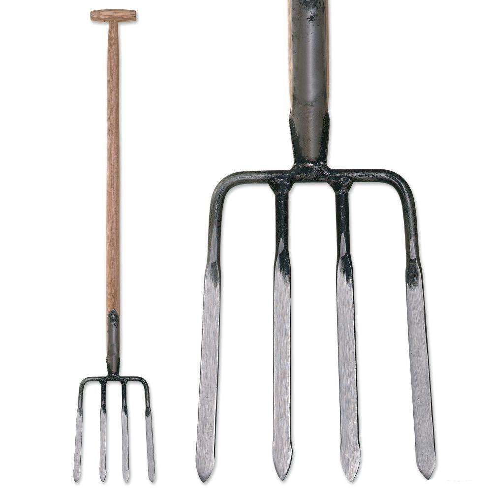 Load image into Gallery viewer, DEWIT Garden Fork 4 Prong - 900mm Ash T-Handle