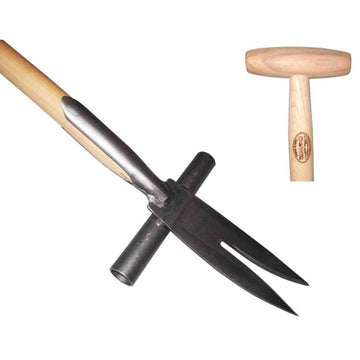 DEWIT Thistle Fork with Large Roller - X-Treme Ash T-Handle 900mm