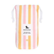 Load image into Gallery viewer, DOCK &amp; BAY Quick-dry Beach Towel 100% Recycled Summer Collection - Peach Sorbet
