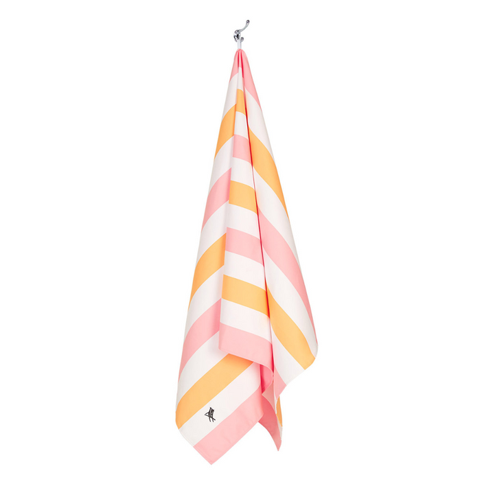 DOCK & BAY Quick-dry Beach Towel 100% Recycled Summer Collection - Peach Sorbet