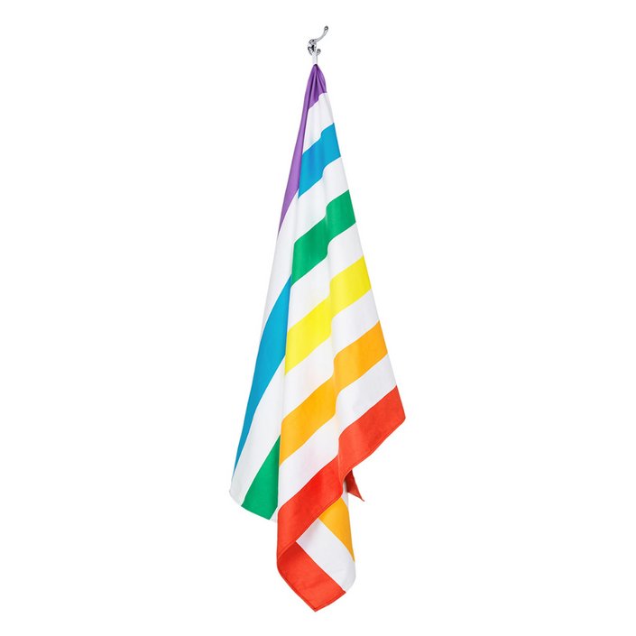 DOCK & BAY Quick-dry Beach Towel 100% Recycled Summer Collection - Rainbow Skies