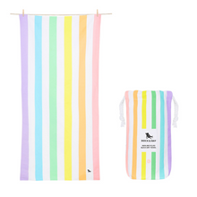 Load image into Gallery viewer, DOCK &amp; BAY Quick-dry Beach Towel 100% Recycled Summer Collection - Unicorn Waves