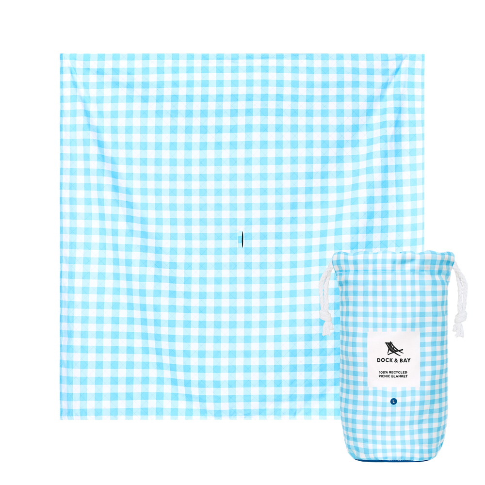 Load image into Gallery viewer, DOCK &amp; BAY 100% Recycled Large Picnic Blanket - Blueberry Pie