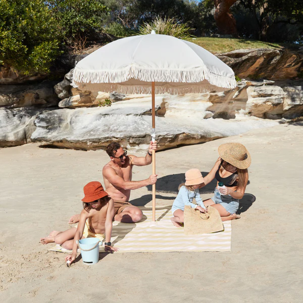 Load image into Gallery viewer, DOCK &amp; BAY 100% Recycled Large Picnic Blanket - Bora Bora Beige