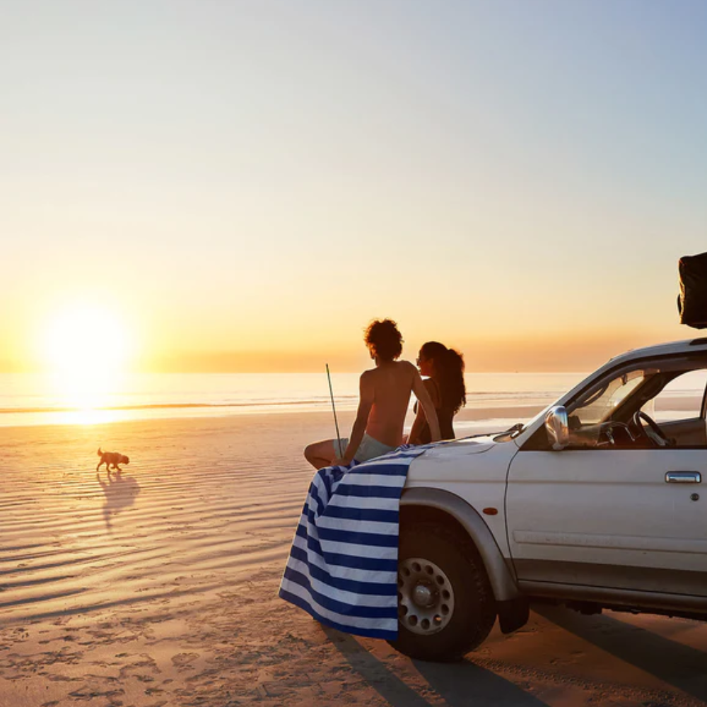 Load image into Gallery viewer, DOCK &amp; BAY 100% Recycled Large Picnic Blanket - Whitsunday Blue