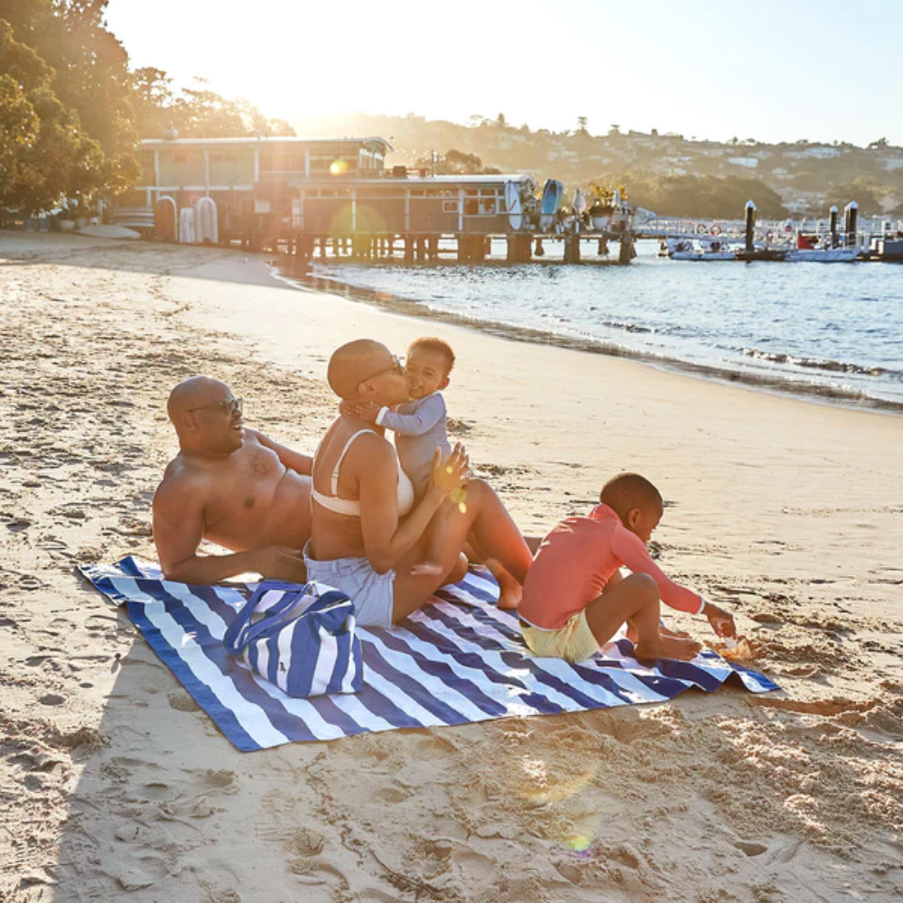 Load image into Gallery viewer, DOCK &amp; BAY 100% Recycled Extra Large Picnic Blanket - Whitsunday Blue