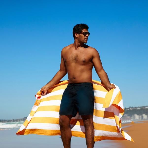 Load image into Gallery viewer, DOCK &amp; BAY Quick-dry Beach Towel 100% Recycled Cabana Collection - Ipanema Orange