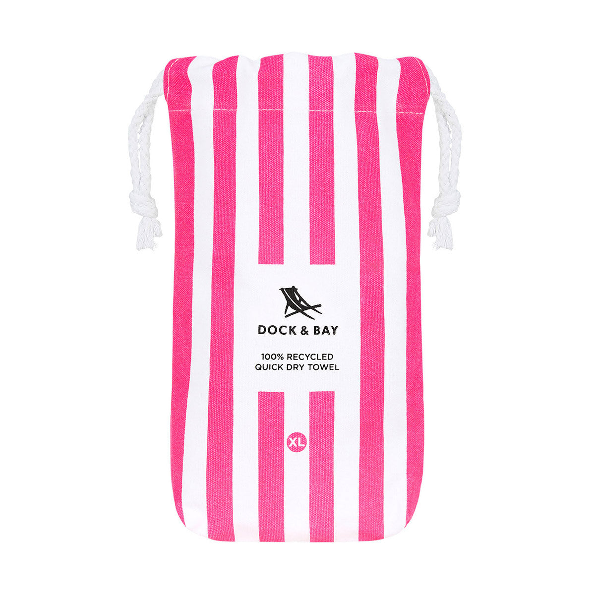 Load image into Gallery viewer, DOCK &amp; BAY Quick-dry Beach Towel 100% Recycled Cabana Collection - Phi Phi Pink