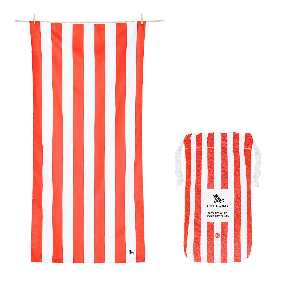 Load image into Gallery viewer, DOCK &amp; BAY Quick-dry Beach Towel 100% Recycled Cabana Collection - Waikiki Coral
