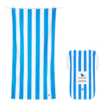 Load image into Gallery viewer, DOCK &amp; BAY Quick-dry Beach Towel 100% Recycled Cabana Collection - Bondi Blue