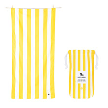 Load image into Gallery viewer, DOCK &amp; BAY Quick-dry Beach Towel 100% Recycled Cabana Collection - Boracay Yellow