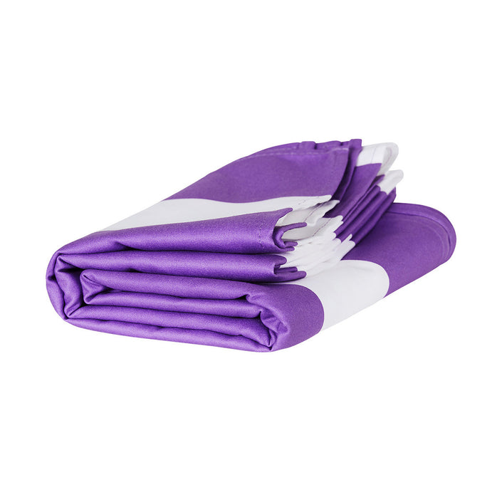 DOCK & BAY Quick-dry Beach Towel 100% Recycled Cabana Collection - Brighton Purple