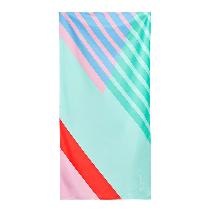 DOCK & BAY x TED KELLEY Quick-dry Beach Towel 100% Recycled Street Art Collection - Enjoy The Ride
