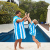 DOCK & BAY Quick-dry Poncho Hooded Towel 100% Recycled - Kids Mini Cabana Collection