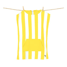 Load image into Gallery viewer, DOCK &amp; BAY Quick-dry Kids Poncho Hooded Towel 100% Recycled Mini Cabana - Boracay Yellow