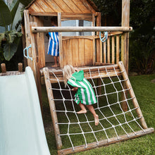 Load image into Gallery viewer, DOCK &amp; BAY Quick-dry Kids Poncho Hooded Towel 100% Recycled Mini Cabana - Cancun Green