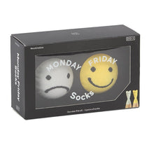 Load image into Gallery viewer, DOIY Socks - Monday-Friday Emojis (2 Pairs)