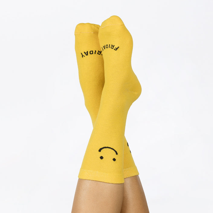DOIY Socks - Monday-Friday Emojis (2 Pairs)