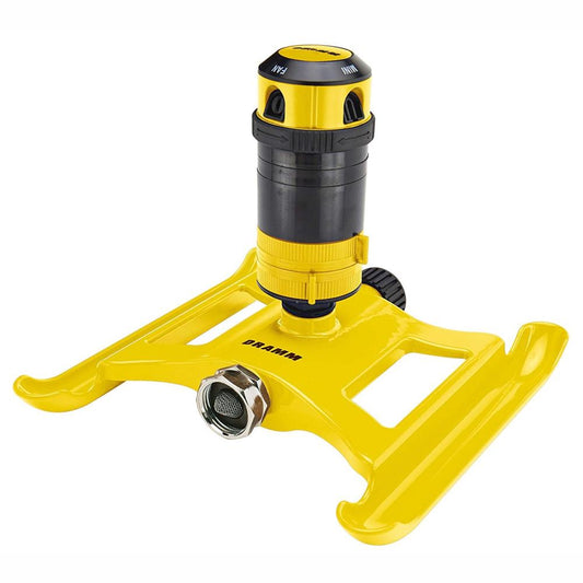 DRAMM ColorStorm 4 Pattern Gear Sprinkler - Yellow
