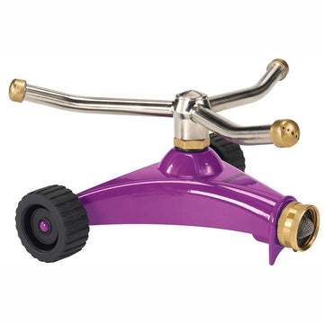 DRAMM ColourStorm Whirling 3 arm Garden Sprinkler - Berry / Violet