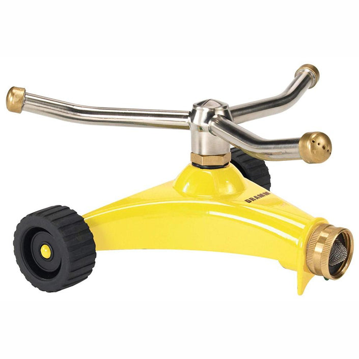 DRAMM ColourStorm Whirling 3 arm Garden Sprinkler - Yellow