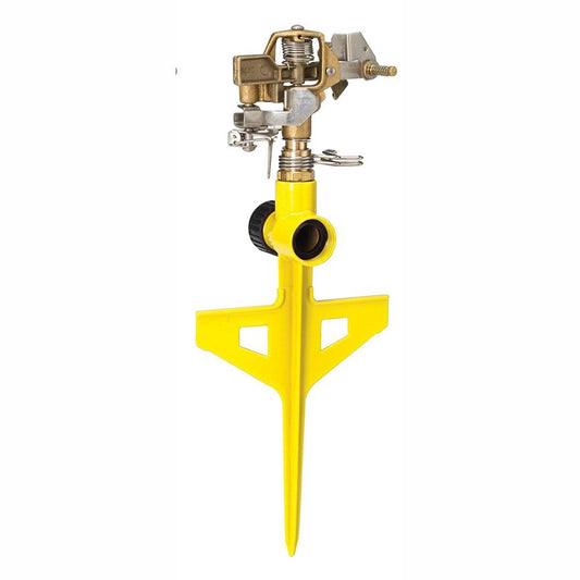 DRAMM ColourStorm Stake Impulse Garden Sprinkler - Yellow