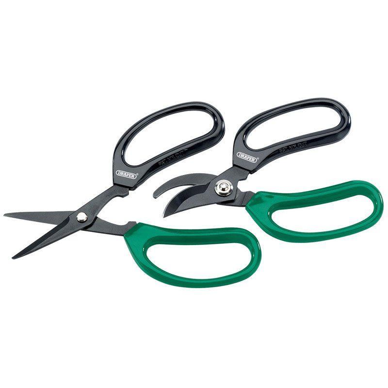 Load image into Gallery viewer, DRAPER TOOLS Expert Soft Grip Garden &amp; Florist Scissor Set - 2 Piece