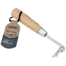 Load image into Gallery viewer, DRAPER TOOLS Expert Heritage Range Stainless Steel Onion Hoe - Light Ash Handle