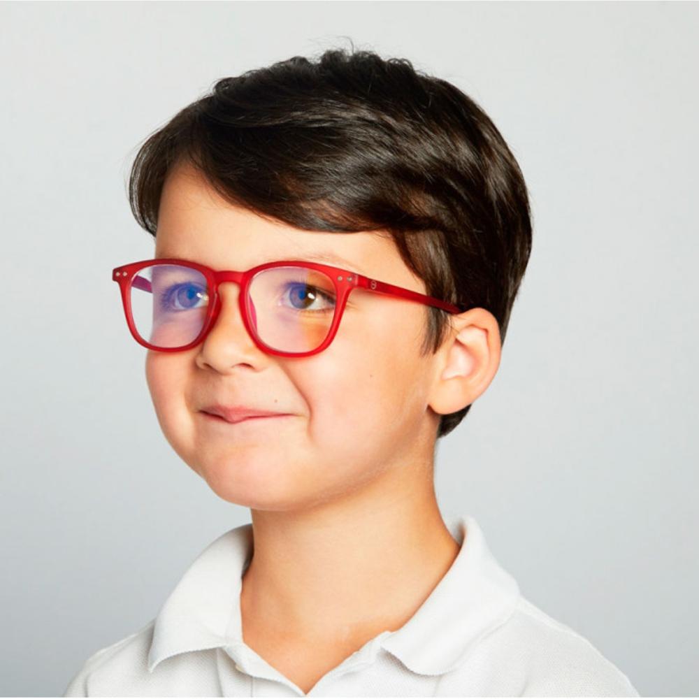 Load image into Gallery viewer, IZIPIZI PARIS SCREEN Glasses Junior Kids STYLE #E - Red (3-10 YEARS)