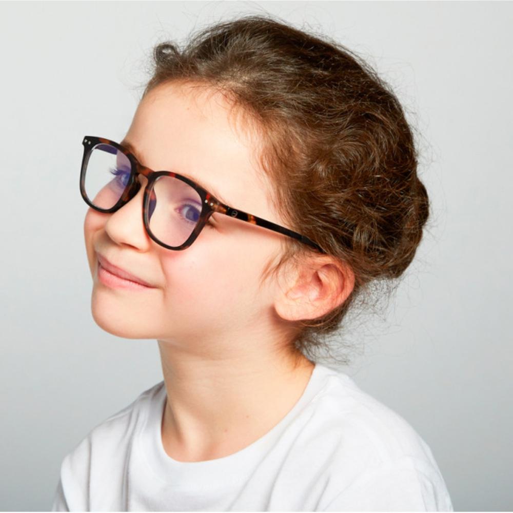 Load image into Gallery viewer, IZIPIZI PARIS SCREEN Glasses Junior Kids STYLE #E - Tortoise (3-10 YEARS)