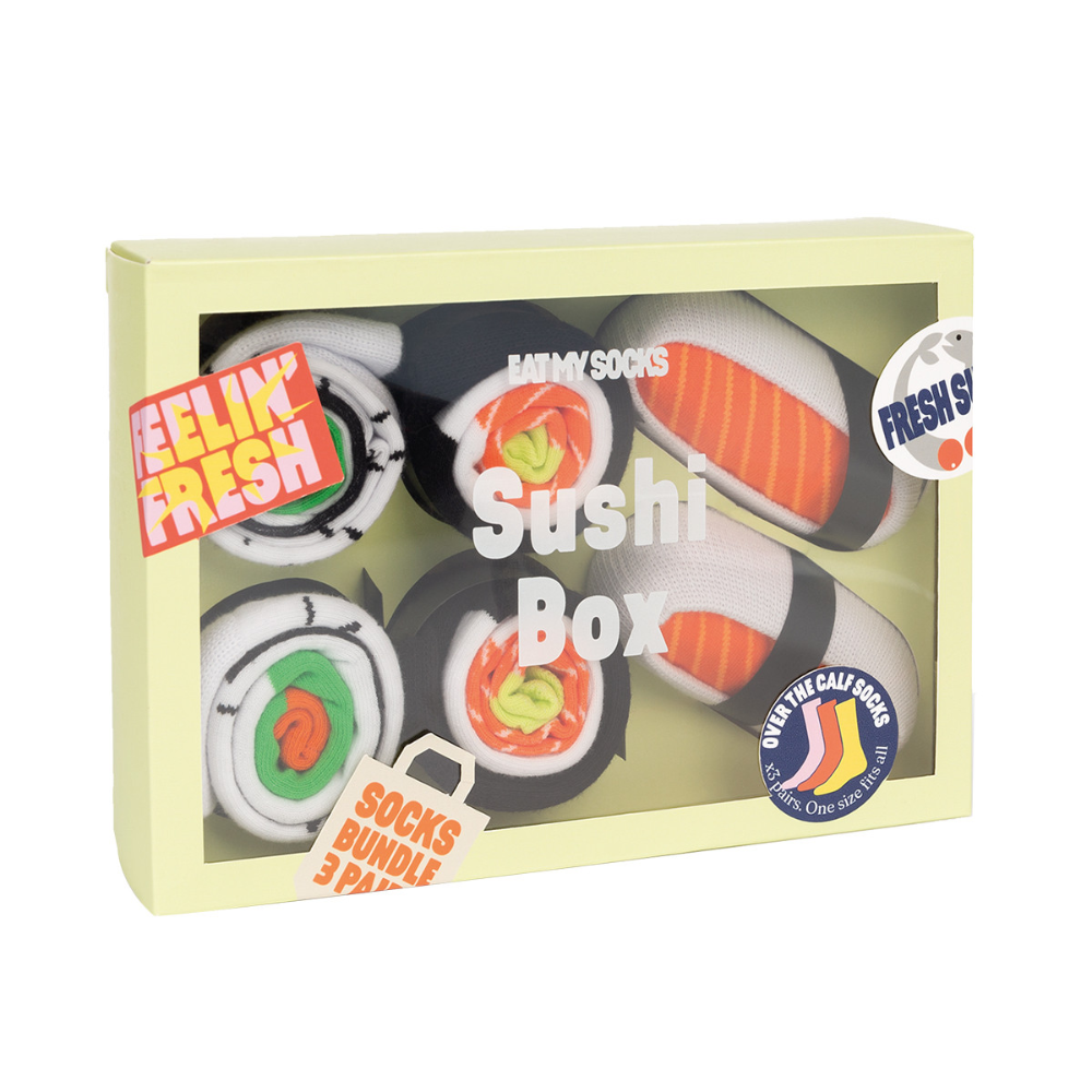 EAT MY SOCKS Sushi Box - 3 Pairs
