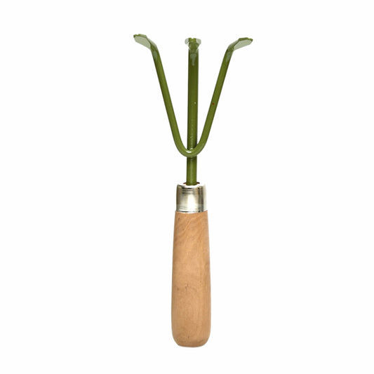 ESSCHERT DESIGN 'Green Shades' Hand Rake - Army Green