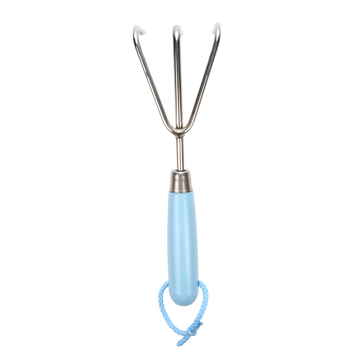 ESSCHERT DESIGN 'Blue Shades' Hand Rake / Cultivator - Sky Blue