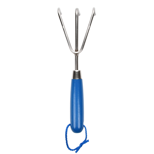 ESSCHERT DESIGN 'Blue Shades' Hand Rake / Cultivator - Marine Blue