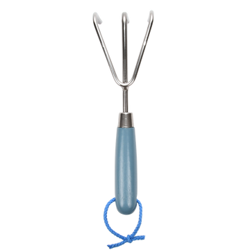 ESSCHERT DESIGN 'Blue Shades' Hand Rake / Cultivator - Dusty Blue