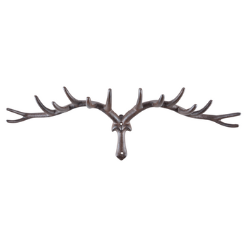 ESSCHERT DESIGN Cast Iron Antler Wall Hook - Large