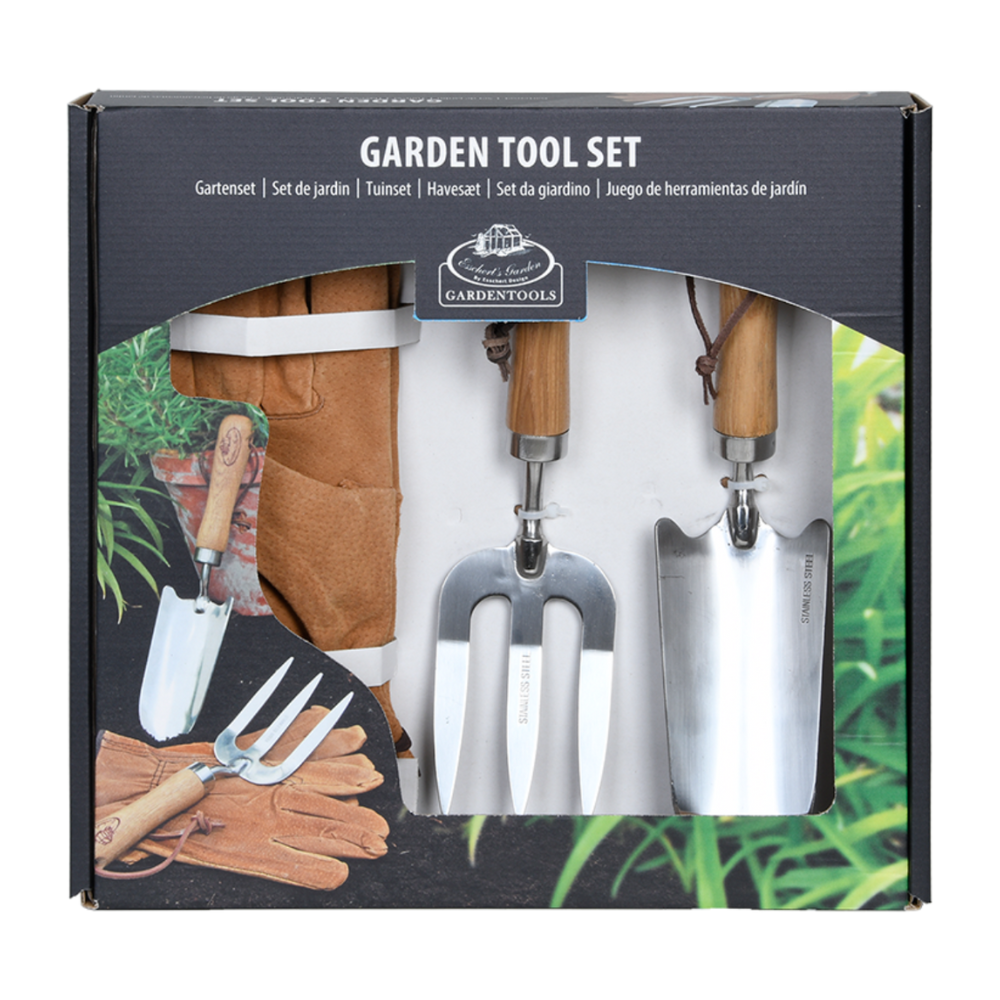 Load image into Gallery viewer, ESSCHERT DESIGN Stainless Steel Garden Set