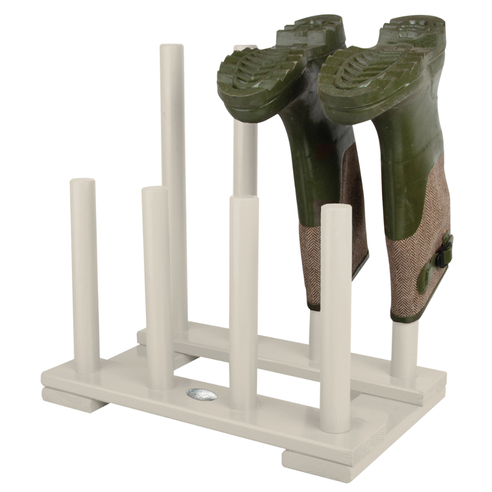 Load image into Gallery viewer, ESSCHERT DESIGN Wooden Boot Rack - White