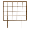 ESSCHERT DESIGN Wooden Garden Bed Trellis - Brown