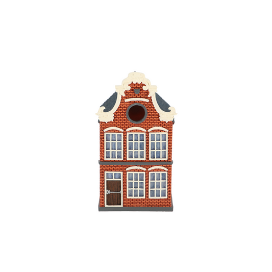 ESSCHERT DESIGN Canal Side House Nesting Box - Clock Gable