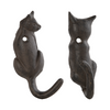 ESSCHERT DESIGN Cat Tail Wall Hook - Set of 2