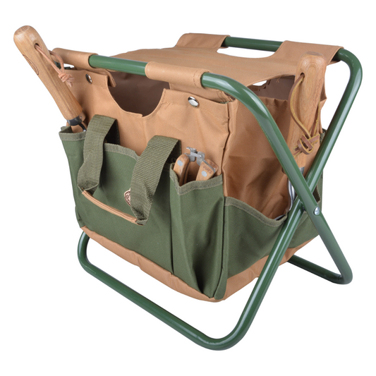 ESSCHERT DESIGN Foldable Chair & Tool Bag