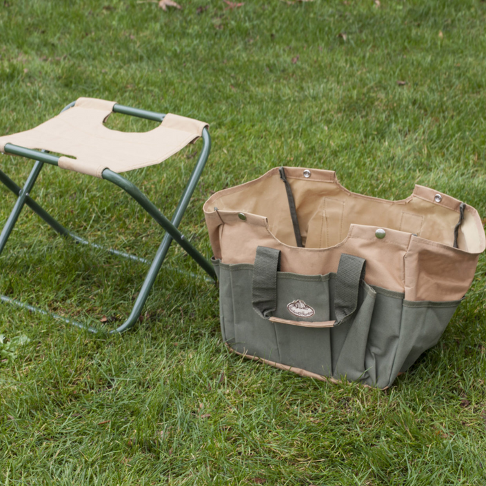 ESSCHERT DESIGN Foldable Chair & Tool Bag