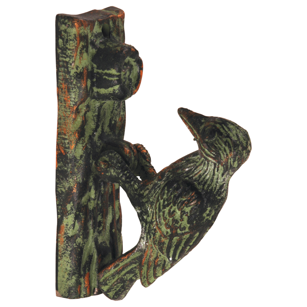 Load image into Gallery viewer, ESSCHERT DESIGN Cast Iron Door Knocker - Woodpecker